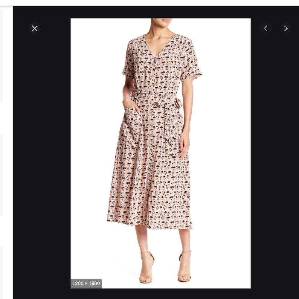 Paper Crown Floral Adige Dress
